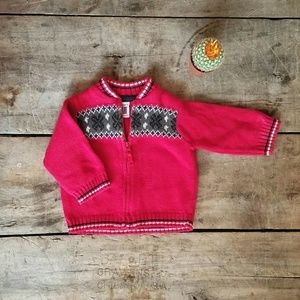Carter's Baby Fair Isle Knit Sweater 3 Month